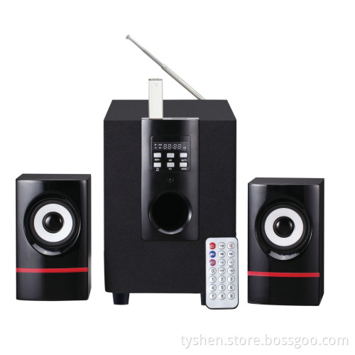 2.1 Multimedia Speaker Read USB&SD, Can Also Connect PC